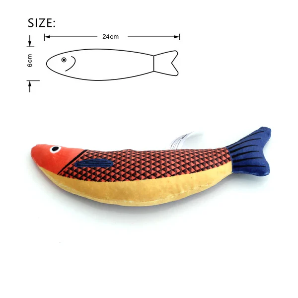 Realistic Catnip Fish Cat Toy